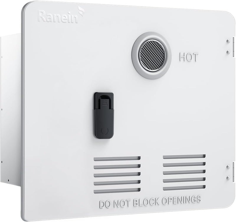 Ranein RV Water Heater Door Kit, 15x18 Inches White Panel, Compatible with Models Only - Image 2